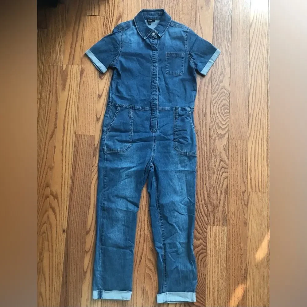 Joe's Jeans Kids The Mavis Blue Denim Jumper (Big Kids) Girl's Size XL